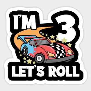 Third 3rd Racing Car Sports Car Sticker